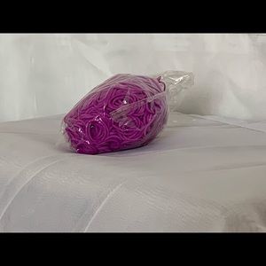Light purple rubber bands